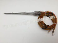 Type J Hot Runner Thermocouple Probe / Rtd Temperature Probe With Metal Head