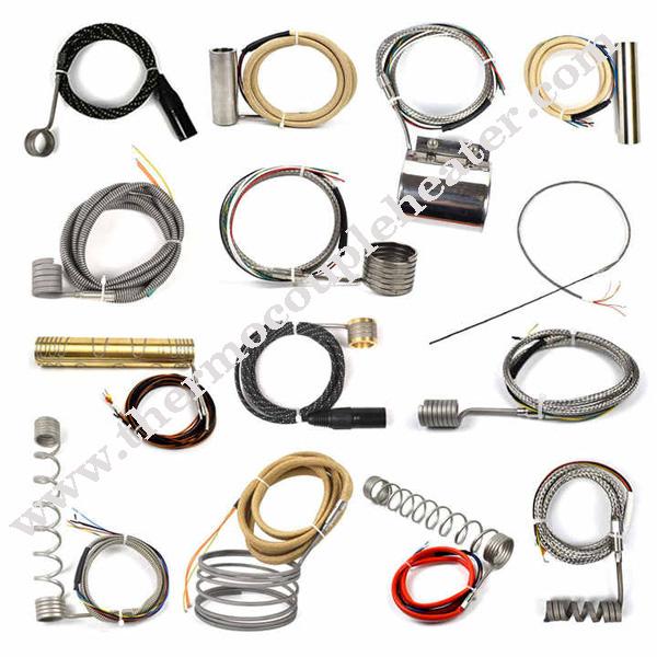 400 mm 500 mm 600 mm 800 mm 1000 mm Hot Runner Heater Strip Element Con Termocoppia